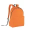 KI0130 klasszikus hátizsák bélelt hátrésszel Kimood, Orange/Black/Dark Grey-U