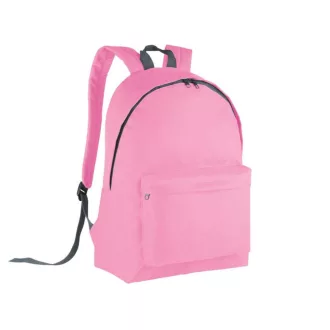   KI0130 klasszikus hátizsák bélelt hátrésszel Kimood, Pink/Dark Grey-U