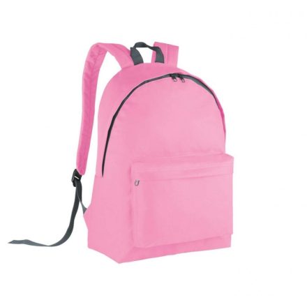 Kimood KI0130 klasszikus hátizsák, Pink/Dark Grey