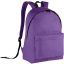 KI0130 klasszikus hátizsák bélelt hátrésszel Kimood, Purple/Black-U