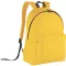 KI0130 klasszikus hátizsák bélelt hátrésszel Kimood, Yellow/Dark Grey-U