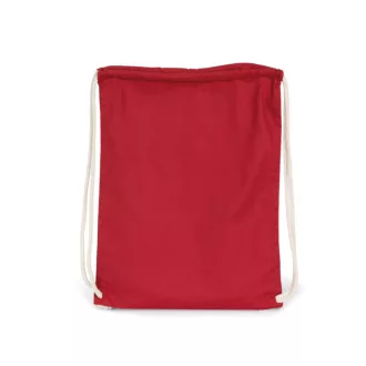   KI0139 organikus pamut tornazsák-hátizsák Kimood, Hibiscus Red-U