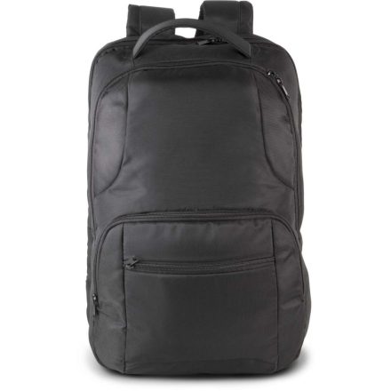 KI0145 üzleti laptop hátizsák párnázott rekesszel 15 colos laptopnak Kimood, Black/Black-U