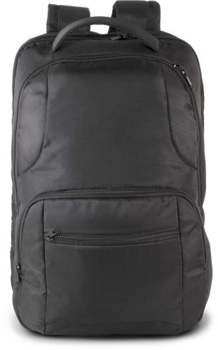 KI0145 üzleti laptop hátizsák párnázott rekesszel 15 colos laptopnak Kimood, Black/Black-U