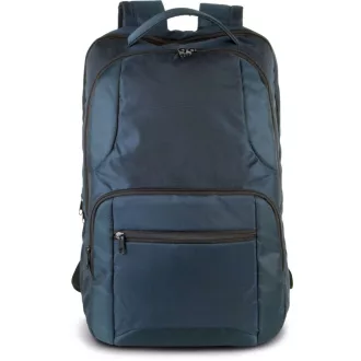   KI0145 üzleti laptop hátizsák párnázott rekesszel 15 colos laptopnak Kimood, Navy/Navy-U