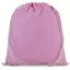 KI0147 kisméretű tornazsák-hátizsák organikus pamutból Kimood, Dark Pink-U