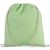 KI0147 kisméretű tornazsák-hátizsák organikus pamutból Kimood, Pistachio Green-U