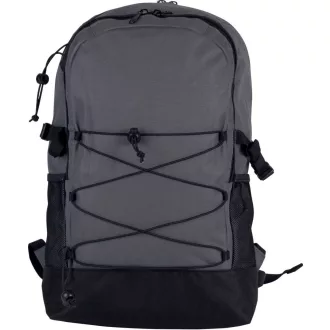   KI0152 több funkciós hátizsák két rekesszel és zsebekkel Kimood, Full Grey/Black-U
