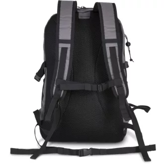   KI0152 több funkciós hátizsák két rekesszel és zsebekkel Kimood, Full Grey/Black-U