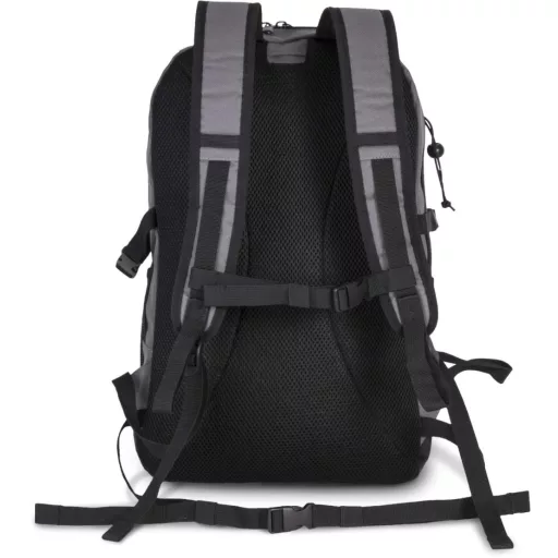 KI0152 több funkciós hátizsák két rekesszel és zsebekkel Kimood, Full Grey/Black-U