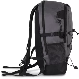   KI0152 több funkciós hátizsák két rekesszel és zsebekkel Kimood, Full Grey/Black-U