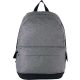 KI0158 poliészter hátizsák patenos oldalzsebekkel Kimood, Graphite Grey Heather-U