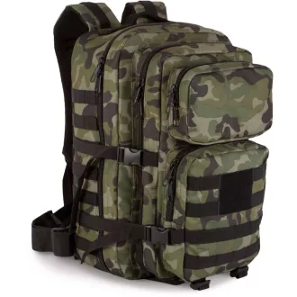   KI0162 extra erős M.O.L.L.E. hátizsák, szabadtéri tevékenységhez Kimood, Olive Camouflage-U