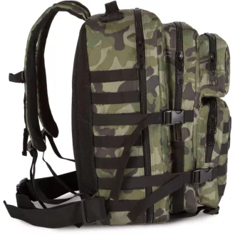   KI0162 extra erős M.O.L.L.E. hátizsák, szabadtéri tevékenységhez Kimood, Olive Camouflage-U