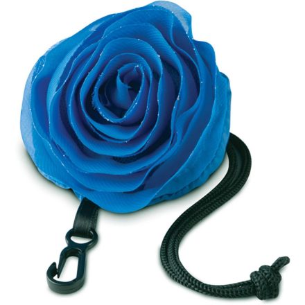 KI0202 bevásárlótáska rózsa alakú tokban Kimood, Aqua Blue-U