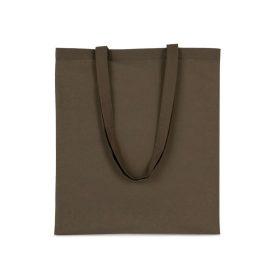   KI0223 pamut hosszú fülü bevásárlótáska Kimood, Dark Khaki-U