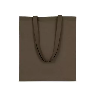   KI0223 pamut hosszú fülü bevásárlótáska Kimood, Dark Khaki-U