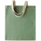 KI0226 festett juta táska pamut fülekkel Kimood, Natural/Water Green-U