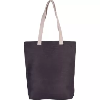   KI0229 hosszú fülü nagy juta bevásárlótáska Kimood, Dark Grey-U
