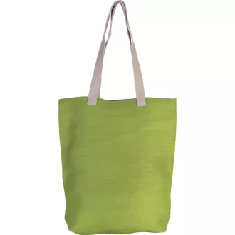   KI0229 hosszú fülü nagy juta bevásárlótáska Kimood, Lime Green-U