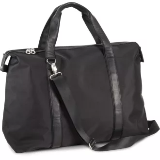   KI0233 utazótáska kézi fogantyúkkal és vállpánttal Kimood, Black-U