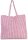 KI0236 csíkos bevásárlótáska juta és pamut anyagokból Kimood, Magenta/Natural-U