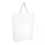 KI0247 rövid fülü pamut bevásárlótáska Kimood, White-U