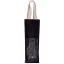 KI0267 kisméretű jutavászon bevásárlótáska Kimood, Black/Silver-U