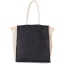 KI0281 hálós betétes juta bevásárlótáska Kimood, Navy/Natural-U