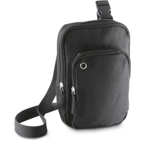   KI0301 kis méretű válltáska állítható vállpánttal Kimood, Black-U