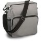 KI0318 vállpántos hűtőtásks nagy cipzáras első zsebbel Kimood, Light Grey-U