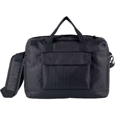 KI0427 laptop táska párnázott rekesszel 15 colos laptop részére Kimood, Black/Black-U
