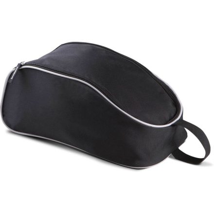 KI0501 cipőtartó táska szellőzőnyílással Kimood, Black/Light Grey-U