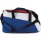 KI0607 poliészter sporttáska zsebekkel és vállpánttal Kimood, Reflex Blue/White/French Red-U