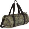 KI0633 cső alakú utazótáska cipzáras oldalzsebbel Kimood, Olive Camouflage-U