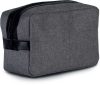 KI0725 egyterű piperetáska poliészterből Kimood, Graphite Grey Heather-U