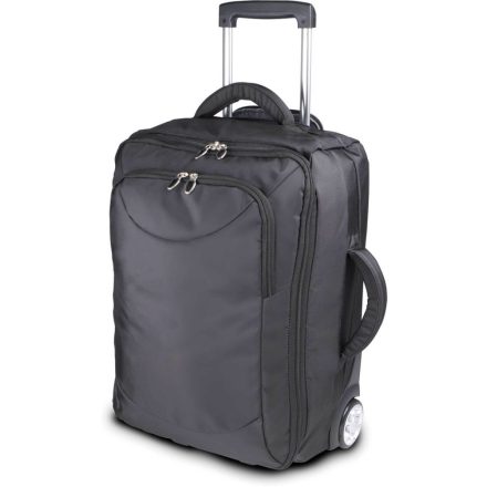 KI0801 kis méretű gurulós bőrönd vagy utazótáska Kimood, Black-U
