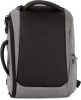 KI0890 lopásgátlós hátizsák TSA zárrendszerrel Kimood, Graphite Grey Heather/Black-U