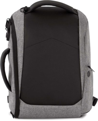 KI0890 lopásgátlós hátizsák TSA zárrendszerrel Kimood, Graphite Grey Heather/Black-U
