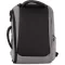 KI0890 lopásgátlós hátizsák TSA zárrendszerrel Kimood, Graphite Grey Heather/Black-U