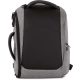 KI0890 lopásgátlós hátizsák TSA zárrendszerrel Kimood, Graphite Grey Heather/Black-U
