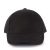 KP011 hat paneles Baseball sapka K-UP, Black/Black-U
