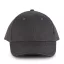 KP011 hat paneles Baseball sapka K-UP, Dark Grey/Black-U