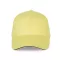 KP011 hat paneles Baseball sapka K-UP, Lemon Yellow/Dark Grey-U