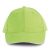 KP011 hat paneles Baseball sapka K-UP, Lime/White-U