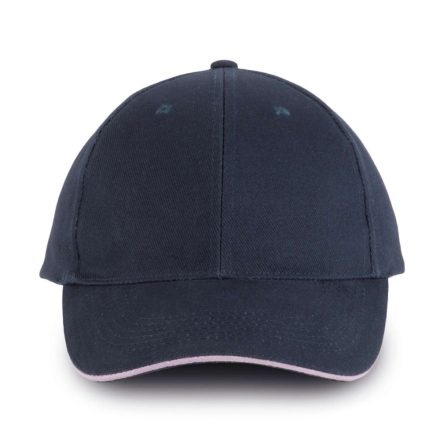 KP011 hat paneles Baseball sapka K-UP, Navy/Pink-U