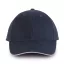 KP011 hat paneles Baseball sapka K-UP, Navy/Pink-U