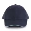 KP011 hat paneles Baseball sapka K-UP, Navy/Sky Blue-U