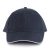 KP011 hat paneles Baseball sapka K-UP, Navy/White-U