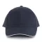 KP011 hat paneles Baseball sapka K-UP, Navy/White-U